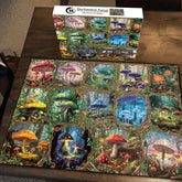 Colorful Mushroom Jigsaw Puzzle 1000 Pieces